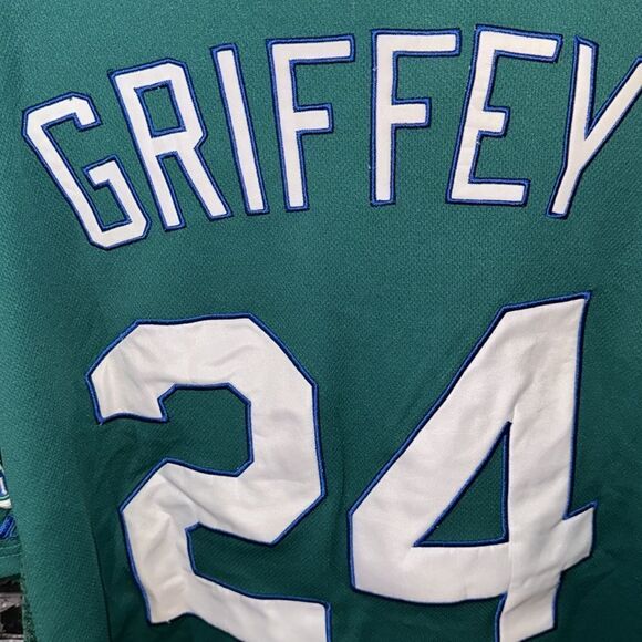 Majestic Ken Griffey Jr Seattle Mariners 35th Anniversary Jersey sz50 - Picture 5 of 5